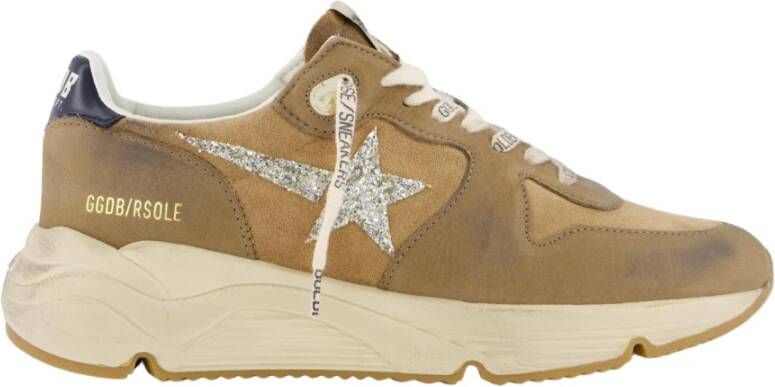 Golden Goose Running Sole Stijlvol en Comfortabel Brown Dames