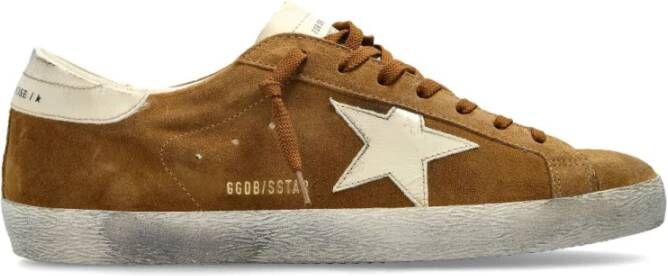 Golden Goose Bruine Sneakers met Sterpatch Brown Heren