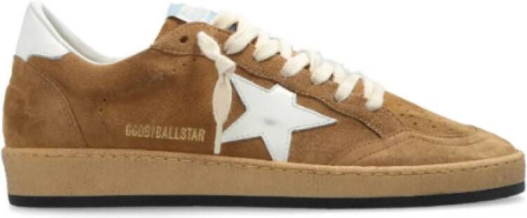 Golden Goose Bruine Suède Ster Sneakers Brown Dames