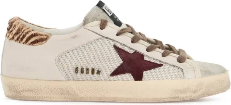 Golden Goose Canvas en Leren Super-Star Sneakers Multicolor Dames