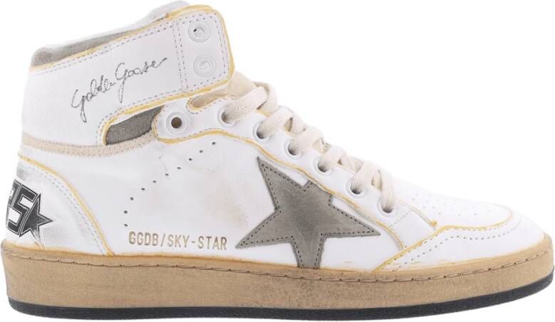 Golden Goose Vintage Sky Star Sneaker White Taupe White Dames