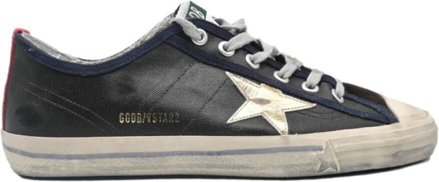 Golden Goose Donkerbruin Blauw Wit Ster Sneakers Black Heren