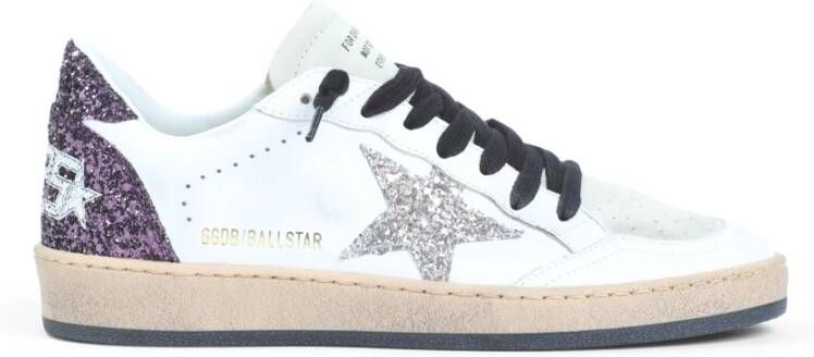 Golden Goose Eggnog Cabernet Ballstar Sneakers White Dames