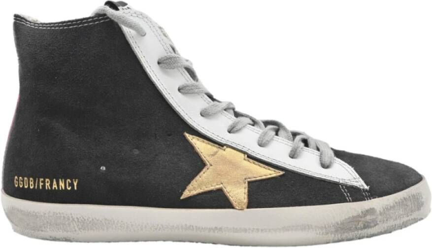 Golden Goose Francy Brown Gold Star Sneakers Multicolor Dames