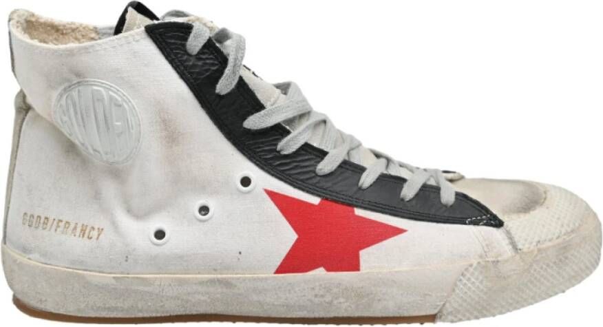 Golden Goose Francy White Red Black Sneakers White Heren