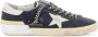 Golden Goose Gebruikte leren sneakers met contrastster en hiel detail Blue Heren - Thumbnail 1