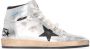 Golden Goose Gelamineerde Leren Ster Sneakers Grijs Dames - Thumbnail 1