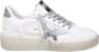 Golden Goose Gelamineerde ster glitterhak sneakers White Dames - Thumbnail 1