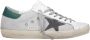 Golden Goose Gestempelde Lederen Sneakers met Stervormige Hak Gray Heren - Thumbnail 1