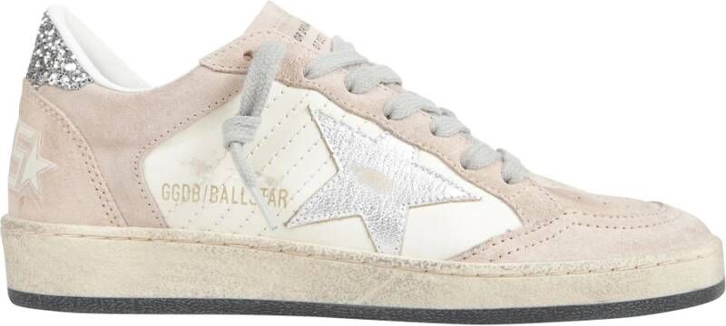 Golden Goose Sportschoenen Ball Star Double Quarter Pink Dames