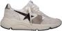 Golden Goose Glitter Canvas Sneaker Cream Pearl Chicory Coffee Platinum Beige Dames - Thumbnail 1