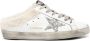 Golden Goose Glitter Star Leren Sneakers Grijs Dames - Thumbnail 1