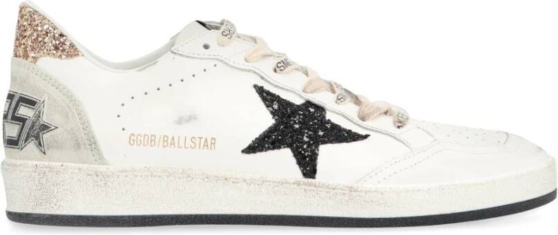 Golden Goose Glitter Star Leren Sneakers White Dames