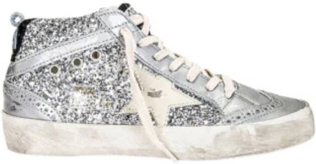 Golden Goose Glitter Star Sneakers Grijs Dames