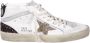 Golden Goose Glitter Ster Leren Hak en Golf White Dames - Thumbnail 1