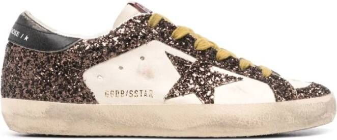 Golden Goose Sneakers Super-Star Double Quarter And Toe Beige Dames