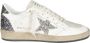 Golden Goose Glitter Ster Leren Sneakers White Dames - Thumbnail 1