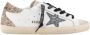 Golden Goose Glitter Ster Hak Leren Sneakers White Dames - Thumbnail 14