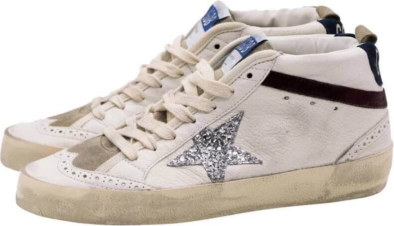 Golden Goose Glitter Ster Sneakers White Dames