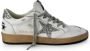 Golden Goose Glitter Ster Witte Sneakers White Dames - Thumbnail 1