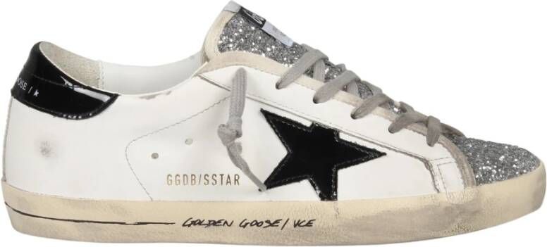 Golden Goose Glitter Teen Leren Sneakers White Dames