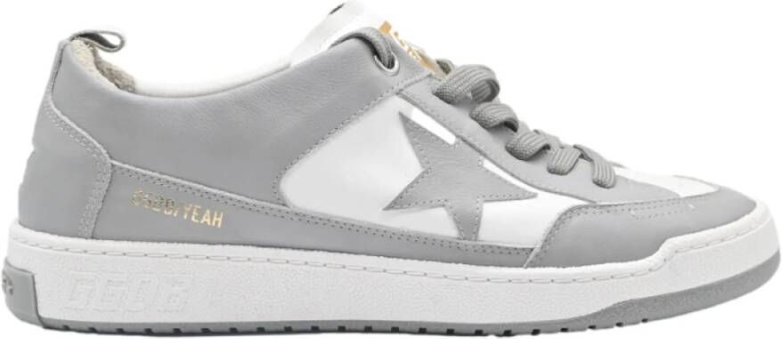 Golden Goose Grijze en witte sneakers Gray Heren