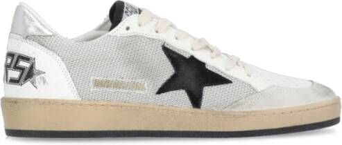 Golden Goose Grijze Sneakers met Net Bovenwerk en Gelamineerde Hak Gray Heren