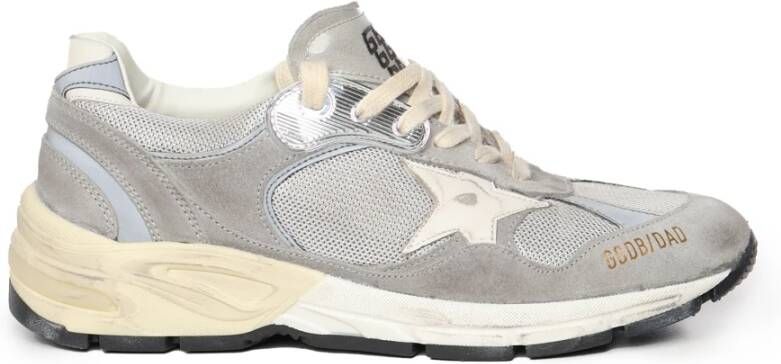 Golden Goose Grijze Sneakers met Sterapplicatie Gray Heren