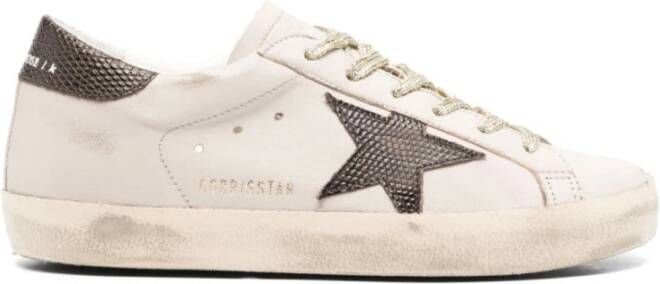 Golden Goose Grijze Super Star Sneakers Gray Dames