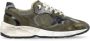 Golden Goose Groene Leren Sneakers met Sterdetail Green Heren - Thumbnail 1