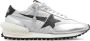 Golden Goose Metallic Star Print Sneakers Gray Dames - Thumbnail 1