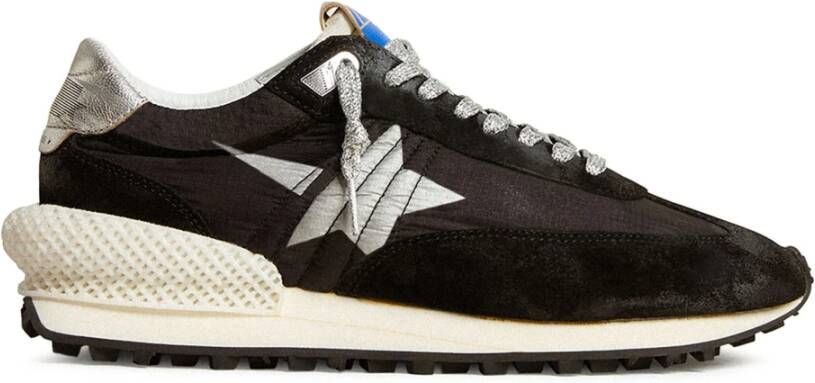 Golden Goose Hardloopmarathon Nylon Suede Sneakers Black Heren