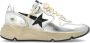 Golden Goose Low-Top Sneakers Running Sneakers Leather Silver in wit - Thumbnail 1