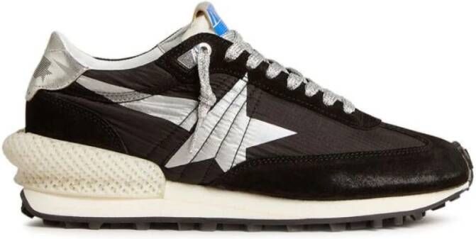 Golden Goose Hardloopschoen Zwart Grijs Mesh Hiel Black Dames