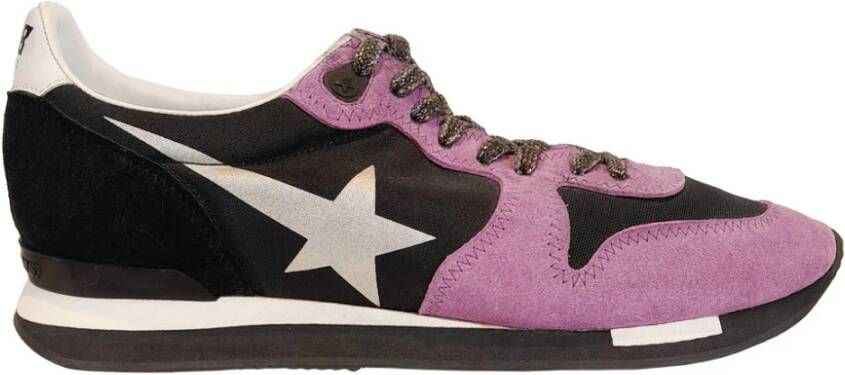 Golden Goose Hardloopsneakers in leer en stof Multicolor Dames