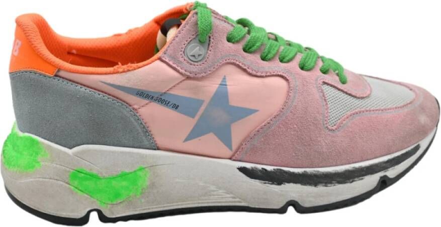 Golden Goose Hardloopsneakers Rosa Multicolor Heren