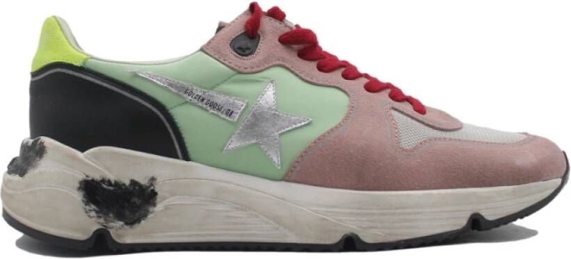 Golden Goose Hardloopsneakers Roze Groen Rood Multicolor Dames