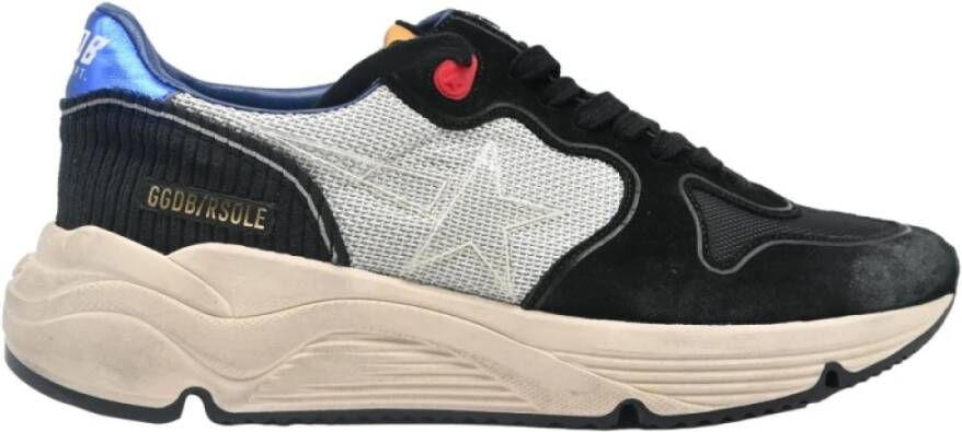 Golden Goose Hardloopsneakers Zwart Wit Blauw Multicolor Heren