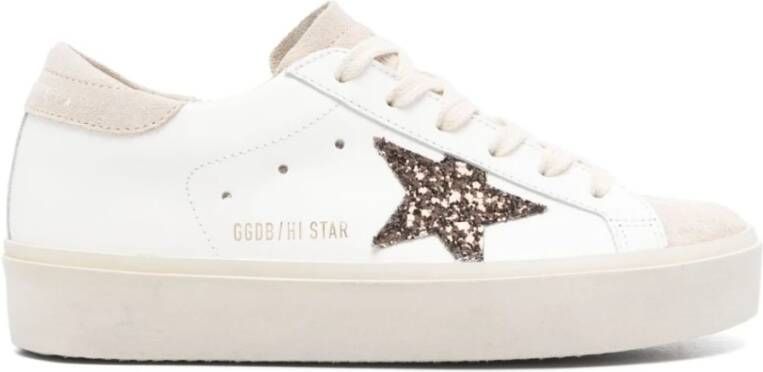 Golden Goose Hi Star Leren Sneakers White Dames