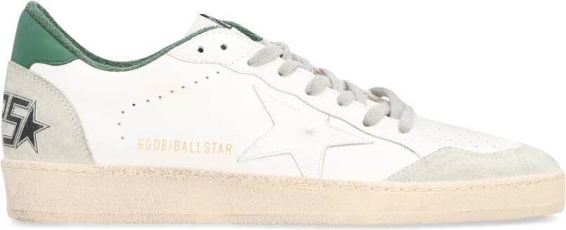 Golden Goose Sneakers van gebruikt-effect leer met contrasterende details White Heren