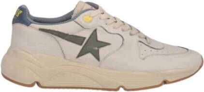 Golden Goose Iconische Side Star Leren Sneakers White Heren