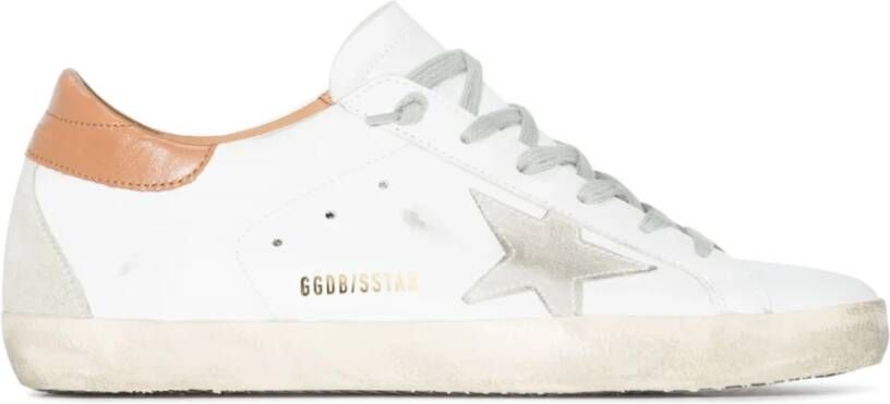 Golden Goose Super-star Witte Sneakers Verouderd Effect White Dames