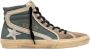 Golden Goose Italiaanse Slide Sneakers met Gebruikt-Effect Stijl Gray Dames - Thumbnail 1