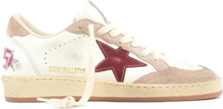 Golden Goose Italiaanse Sneakers Ball Star Leren Schoenen Multicolor Dames