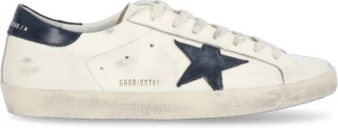 Golden Goose Ivoor leren sneakers met sterlogo Beige Heren