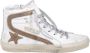 Golden Goose Klassiek Leren Bovenwerk Suède Ster Golf White Dames - Thumbnail 1