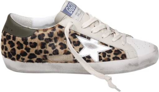 Golden Goose Klassieke Horsy Bovenwerk Leren Sneakers Multicolor Dames