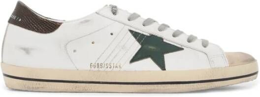 Golden Goose Klassieke Leren Super-Star Sneakers White Heren