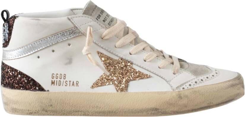 Golden Goose Klassieke Mid Star Sneakers White Dames