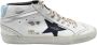 Golden Goose Klassieke Mid Star Sneakers Wit Zwart White Heren - Thumbnail 1